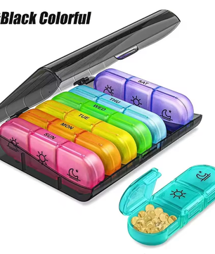 Wekelijkse Pillenorganizer – 7 Dagen, 3 Vakken per Dag, Compact en Draagbaar