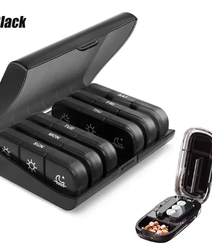 Wekelijkse Pillenorganizer – 7 Dagen, 3 Vakken per Dag, Compact en Draagbaar