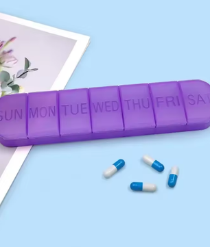 Wekelijkse Pillendoos met 7 Compartimenten – Compact en Draagbaar