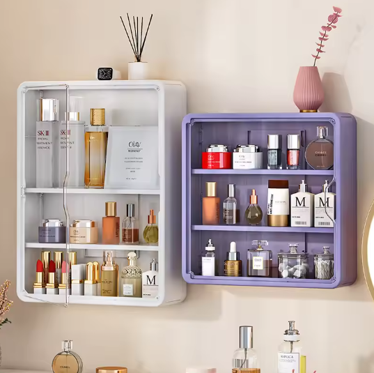 Muurhangende Medicijnkast – Transparante Waterdichte Opbergdoos met Grote Capaciteit