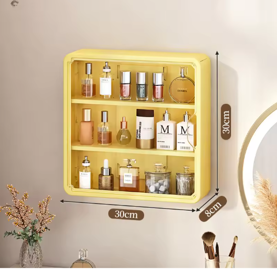 Muurhangende Medicijnkast – Transparante Waterdichte Opbergdoos met Grote Capaciteit