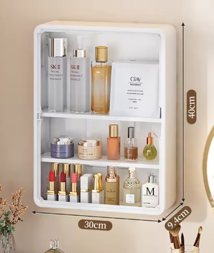 Muurhangende Medicijnkast – Transparante Waterdichte Opbergdoos met Grote Capaciteit