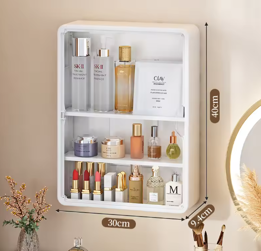 Muurhangende Medicijnkast – Transparante Waterdichte Opbergdoos met Grote Capaciteit