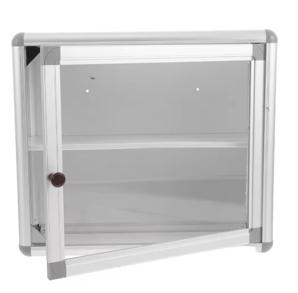 Wandgemonteerde Medicijnkast – Aluminium 2-Laags EHBO-Opbergdoos voor Thuis