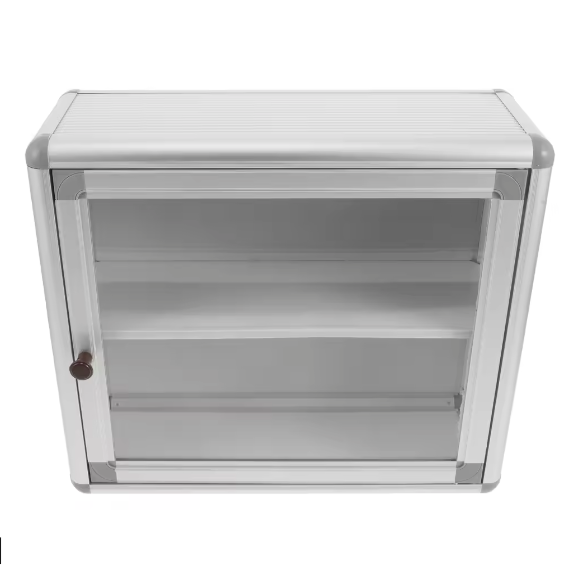 Wandgemonteerde Medicijnkast – Aluminium 2-Laags EHBO-Opbergdoos voor Thuis