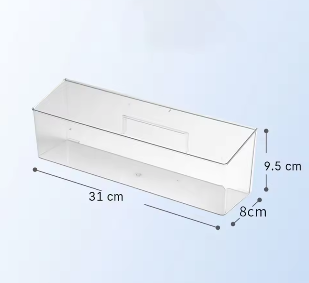 Wandgemonteerde Ponsvrije Opbergdoos – Transparante Medicijn- en Accessoirebox met Grote Capaciteit