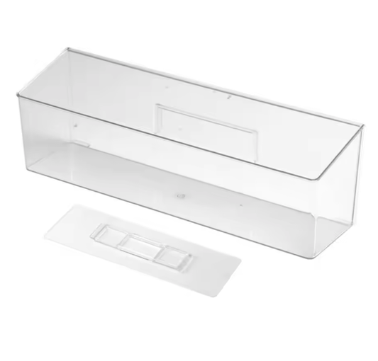 Wandgemonteerde Ponsvrije Opbergdoos – Transparante Medicijn- en Accessoirebox met Grote Capaciteit