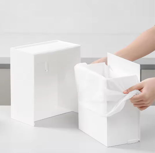 Wandgemonteerde Opbergdoos – Multifunctioneel Niet-Geperforeerd Opbergrek voor Thuis