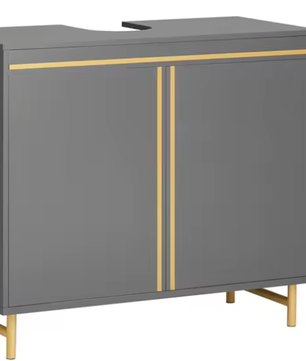 Moderne Wastafelkast met Deuren – Compact Badkamermeubel 75 cm