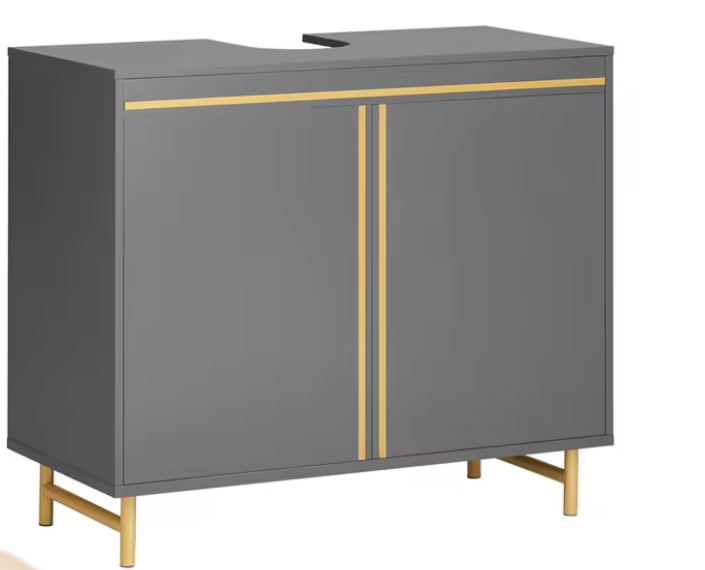 Moderne Wastafelkast met Deuren – Compact Badkamermeubel 75 cm