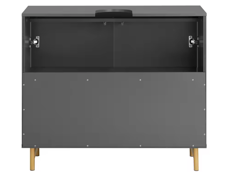 Moderne Wastafelkast met Deuren – Compact Badkamermeubel 75 cm