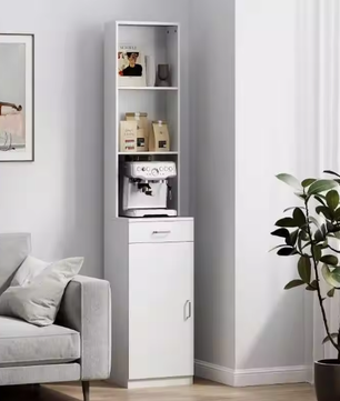 Hoge Badkamerkast 179 cm – Lades, Deuren en Verstelbare Planken