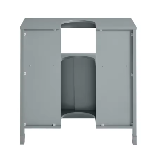 Wastafel Onderkast met Schuifdeuren – Compact en Praktisch Badkamermeubel