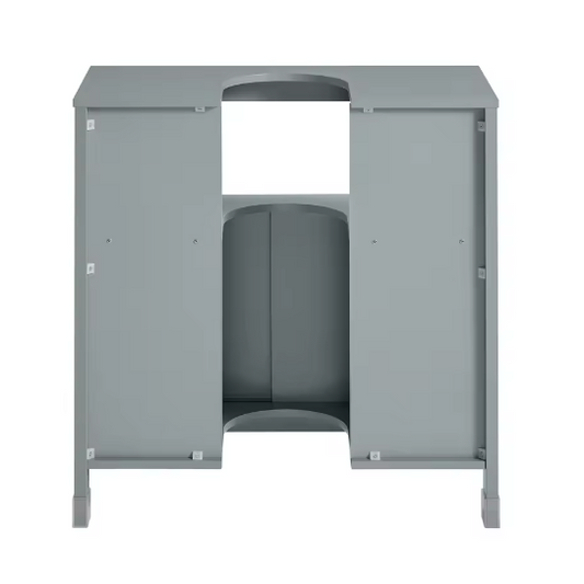 Wastafel Onderkast met Schuifdeuren – Compact en Praktisch Badkamermeubel