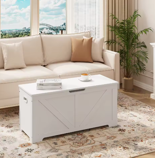 Opbergbank 76L – Schoenbank met Veiligheidsscharnieren