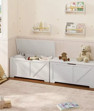 Opbergbank 76L – Schoenbank met Veiligheidsscharnieren