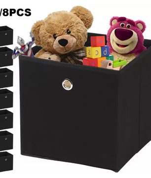 Opvouwbare Stoffen Opbergboxen – Set van 4/8 – 32×32×32 cm