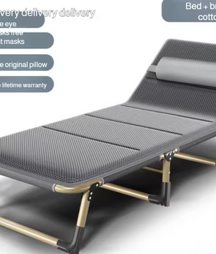 Draagbaar Opklapbed voor Volwassenen – Eenpersoons Vouwbed voor Thuis en Kantoor