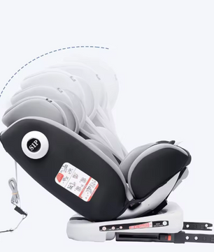 360° Draaibaar Kinderautostoeltje met ISOFIX en Top Tether – 9–36 kg