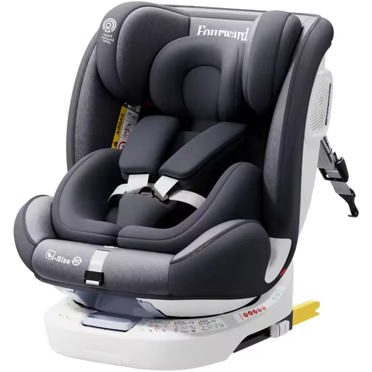 360° Roterend Autostoeltje voor Kinderen – Isofix Kinderzitje met 5-punts Riem (9–36 kg, 0–12 jaar)