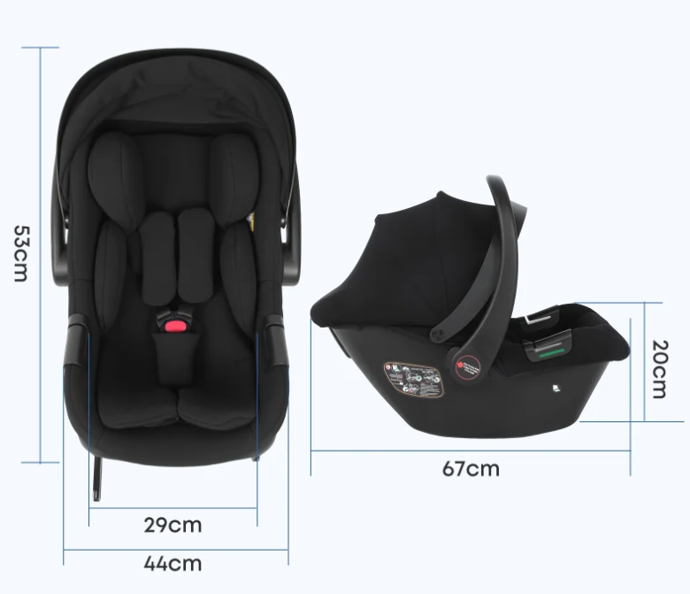 i-Size Baby-autostoeltje voor Pasgeborenen – 0–12 Maanden (tot 12 kg)
