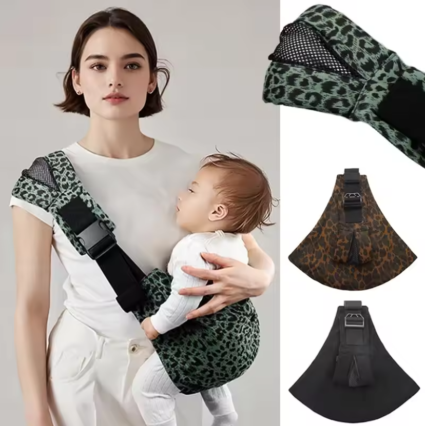 Baby Heupdrager met Brede Schouderriem – Draagbare Frontdrager met Taillekruk