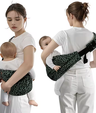 Baby Heupdrager met Brede Schouderriem – Draagbare Frontdrager met Taillekruk