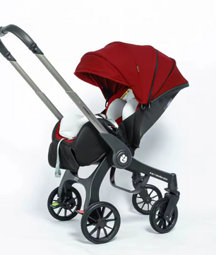 4-in-1 Kinderwagen Reissysteem – Twee-weg Zitting, Opvouwbaar en Lichtgewicht