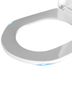 Premium D-vormige toiletbril met softclose, quick release en verstelbare scharnieren