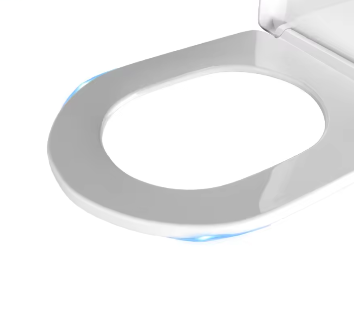 Premium D-vormige toiletbril met softclose, quick release en verstelbare scharnieren