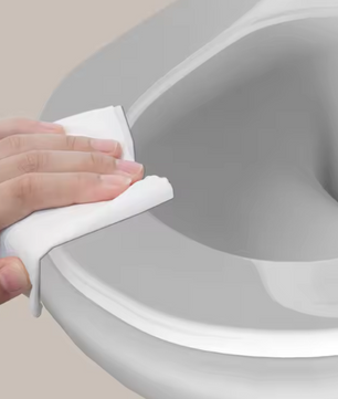 Premium D-vormige toiletbril met softclose, quick release en verstelbare scharnieren
