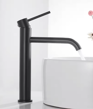 Wastafelkraan Mengkraan Warm en Koud – Dekmontage, RVS Design