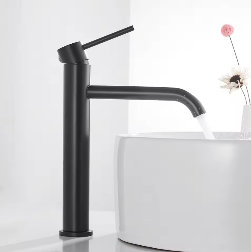Wastafelkraan Mengkraan Warm en Koud – Dekmontage, RVS Design