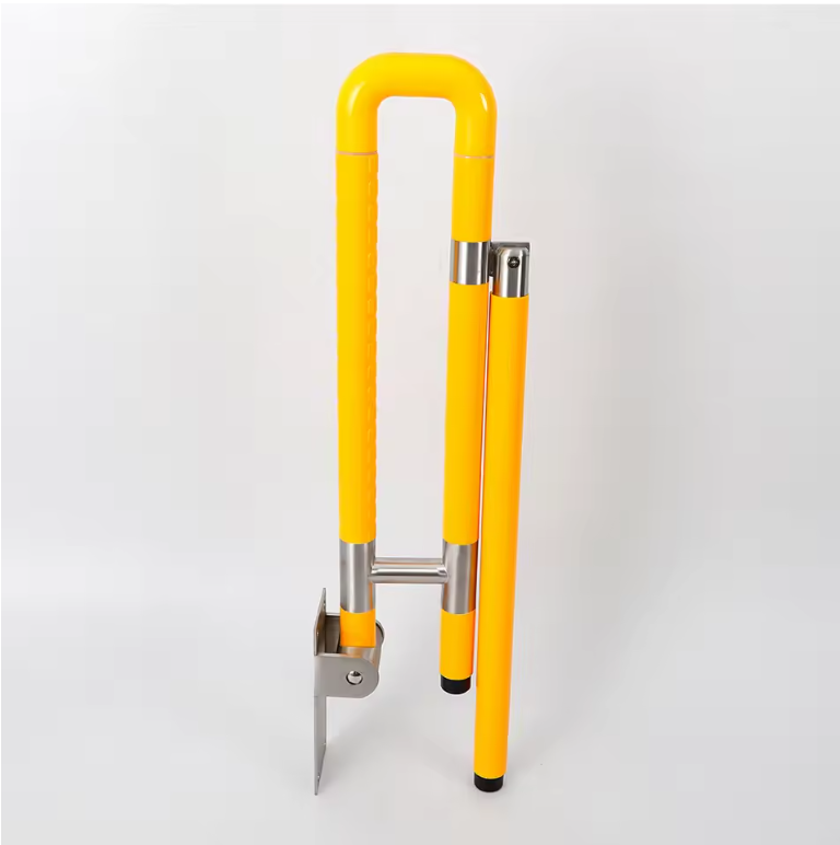 Opklapbare Toilet Veiligheidsbeugel voor Wandmontage – RVS, Met Nachtverlichting