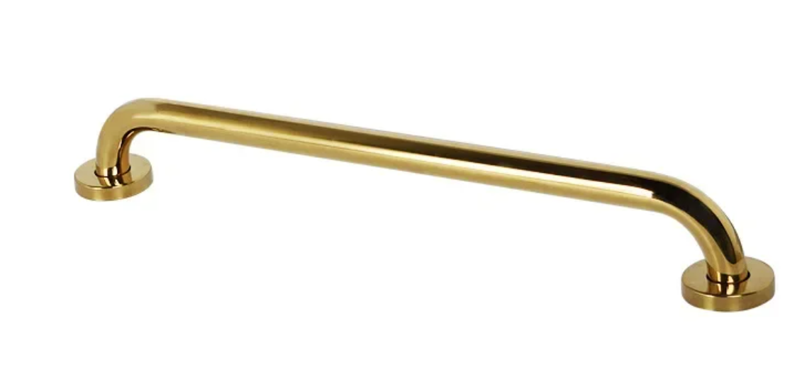 Gouden RVS Badkamer Handgreep Antislip – Veiligheidsleuning voor Bad en Toilet