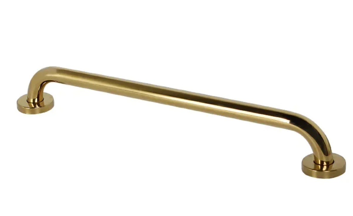 Gouden RVS Badkamer Handgreep Antislip – Veiligheidsleuning voor Bad en Toilet
