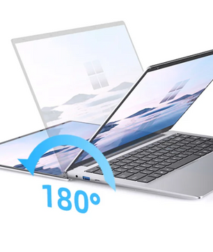 Laptop Notebook 14,1 inch Full HD – 12GB RAM, SSD Opslag, Intel Atom Processor en Windows 11 Pro
