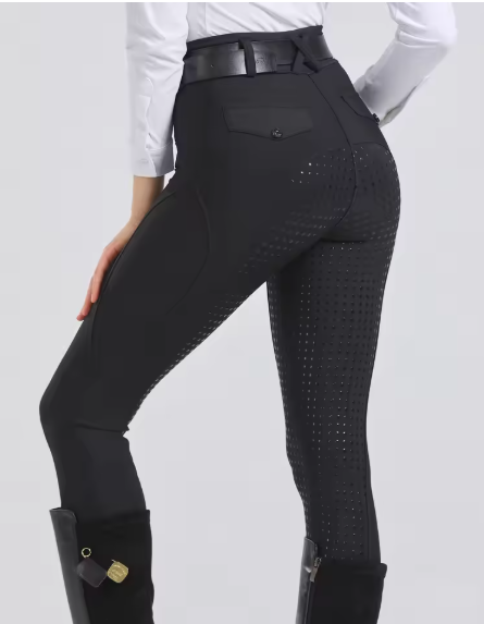 Professionele Paardrijbroek – Siliconen Antislip, Sneldrogend en Nauwsluitend