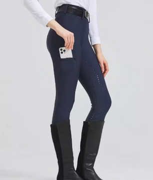 Professionele Paardrijbroek – Siliconen Antislip, Sneldrogend en Nauwsluitend