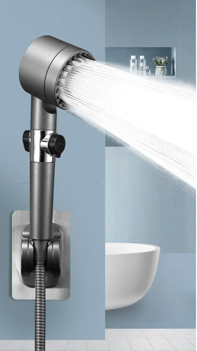 3-Standen Douchekop met Filter – Hoge Druk Handdouche