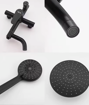 RVS Regendouche Set met Waterval Douche en Mengkraan – Warm en Koud