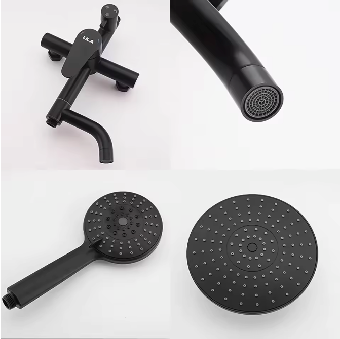 RVS Regendouche Set met Waterval Douche en Mengkraan – Warm en Koud