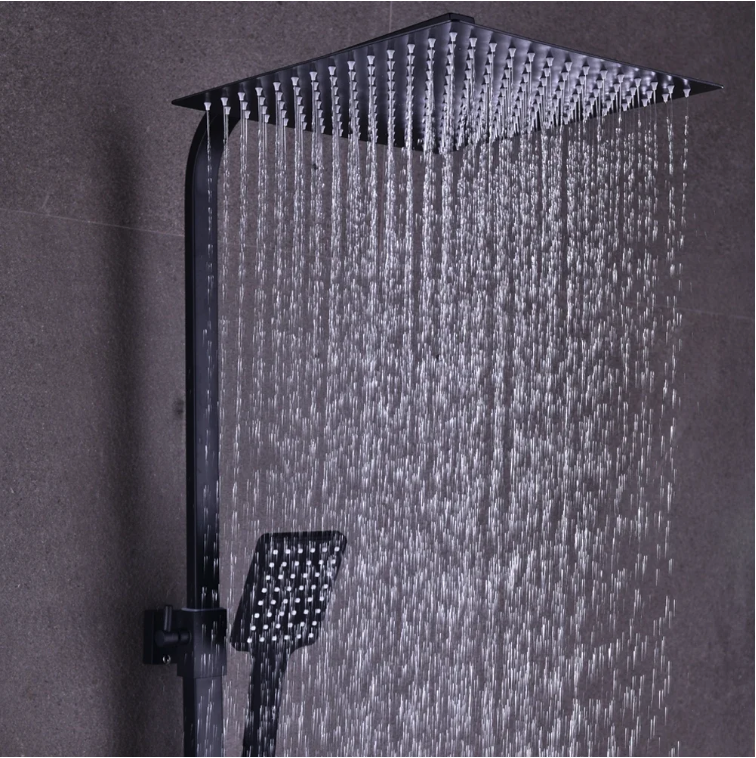 Thermostatisch Douchesysteem met Regendouche 30 cm – Modern en Veilig