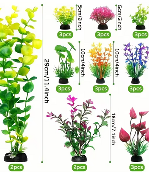 25/26-Delige Aquarium Planten Set – Kunstmatige Waterplanten Decoratie