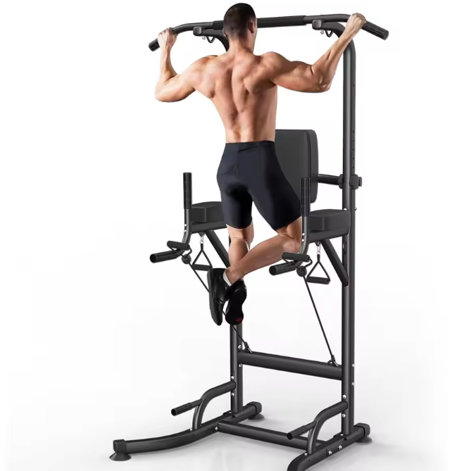 Power Tower Dip Station – Optrekstang & Krachtstation voor Thuis