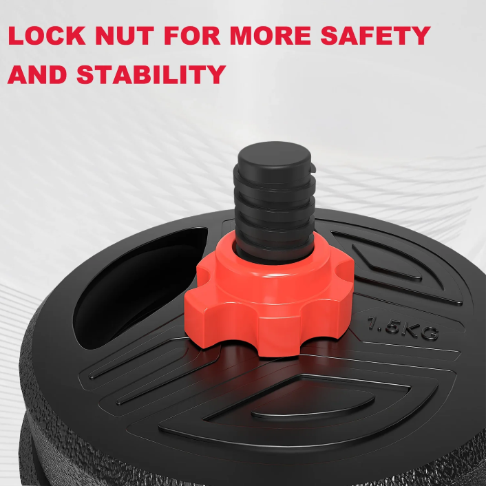 3-in-1 Dumbbell & Barbell Set 20kg – Verstelbare Gewichten Thuis Fitness