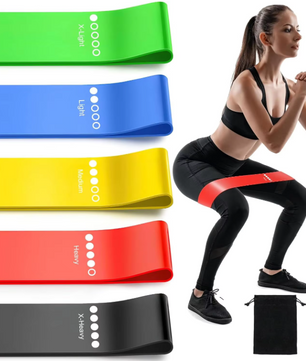 TPE Weerstandsband Set – Fitness Elastische Lusbanden voor Training