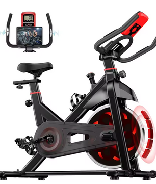 Spinningfiets Indoor – Hometrainer met 6KG Vliegwiel, Magnetische Weerstand en Hartslagmeter