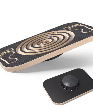 Houten Balansbord met Doolhof – Verstelbare Balans Trainer voor Core, Coördinatie en Fitness