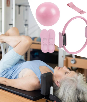 Pilates Set met Ring en Bal – Fitness Set voor Core Training en Full Body Workout